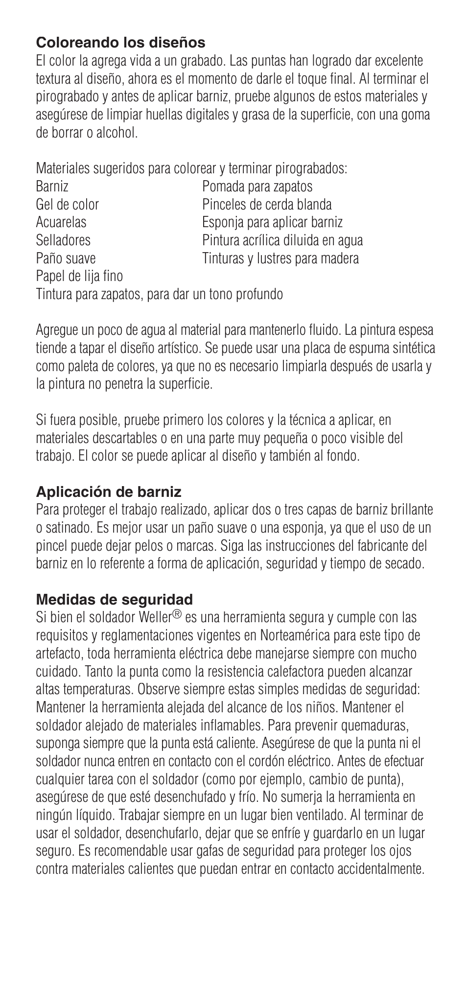 Weller WSB25 User Manual | Page 9 / 21
