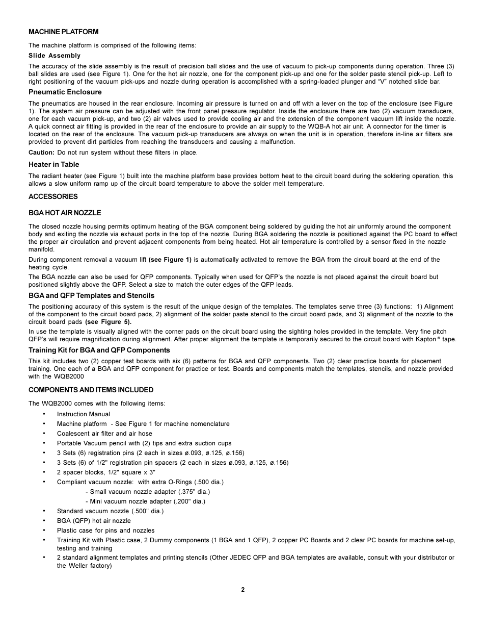 Weller WQB2000 User Manual | Page 2 / 9
