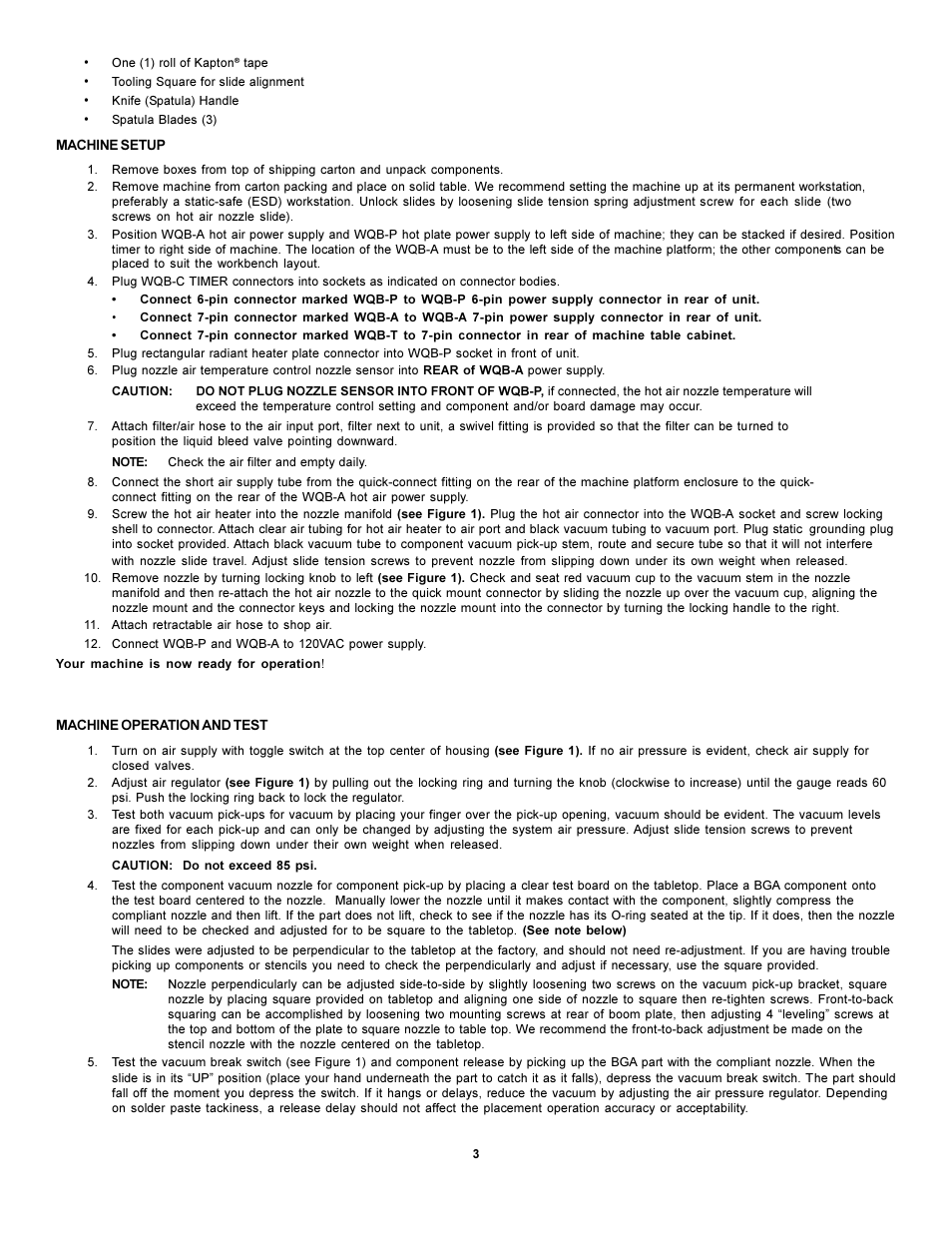 Weller WQB2000 User Manual | Page 3 / 9
