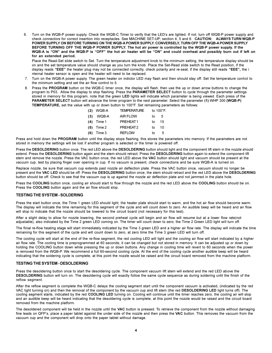 Weller WQB2000 User Manual | Page 4 / 9