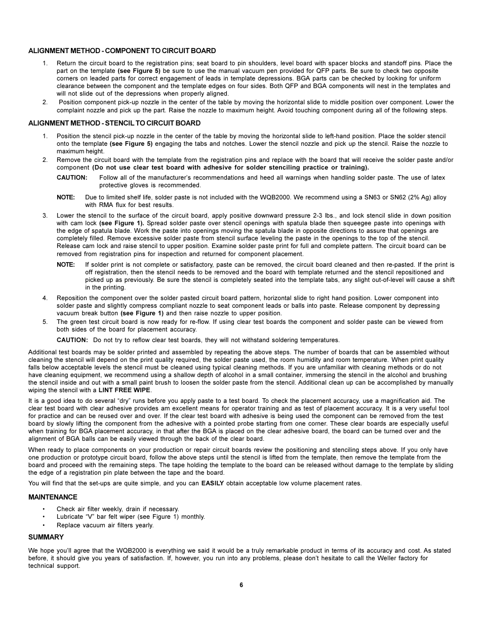 Weller WQB2000 User Manual | Page 6 / 9
