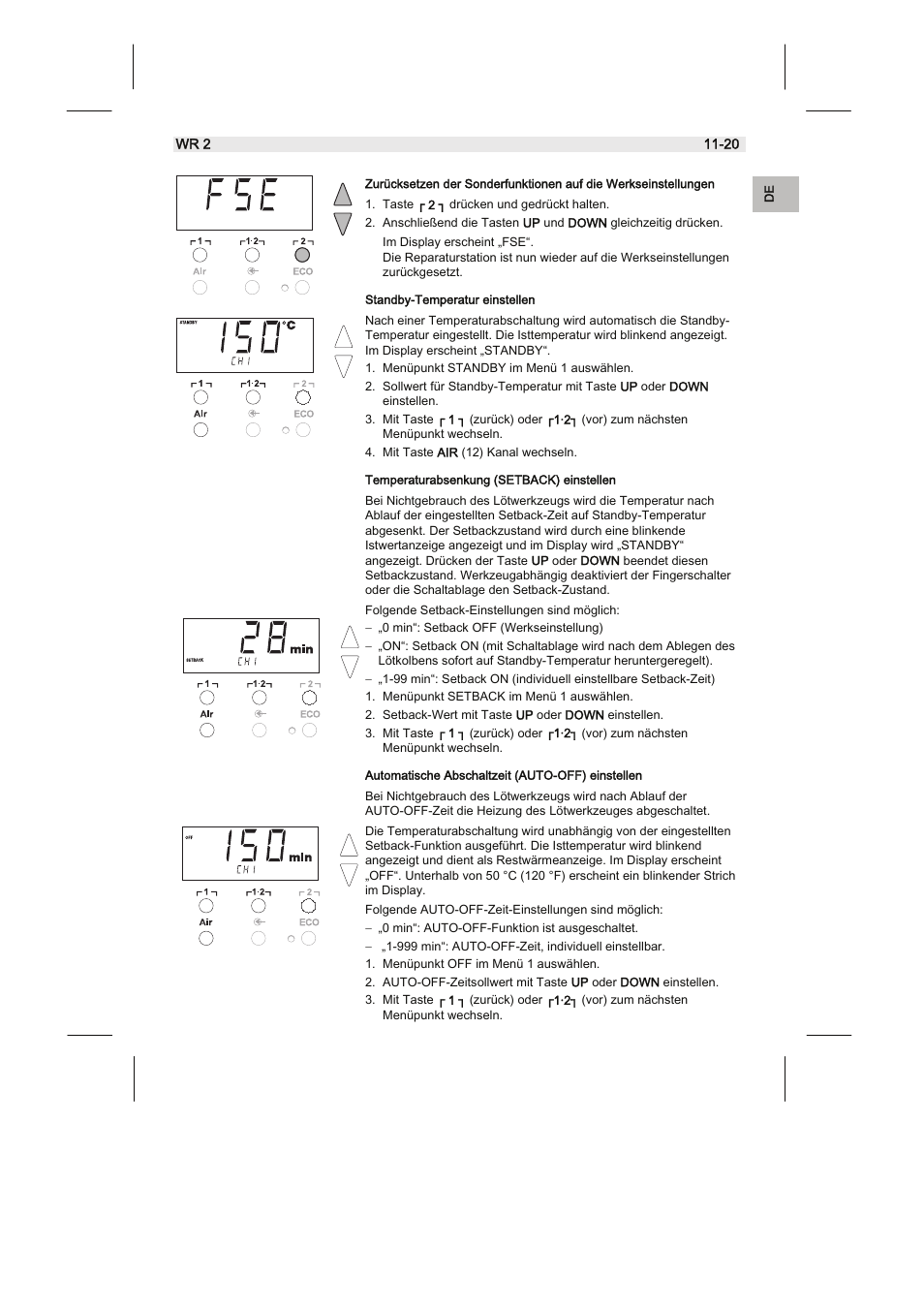 Weller WR2 User Manual | Page 11 / 65