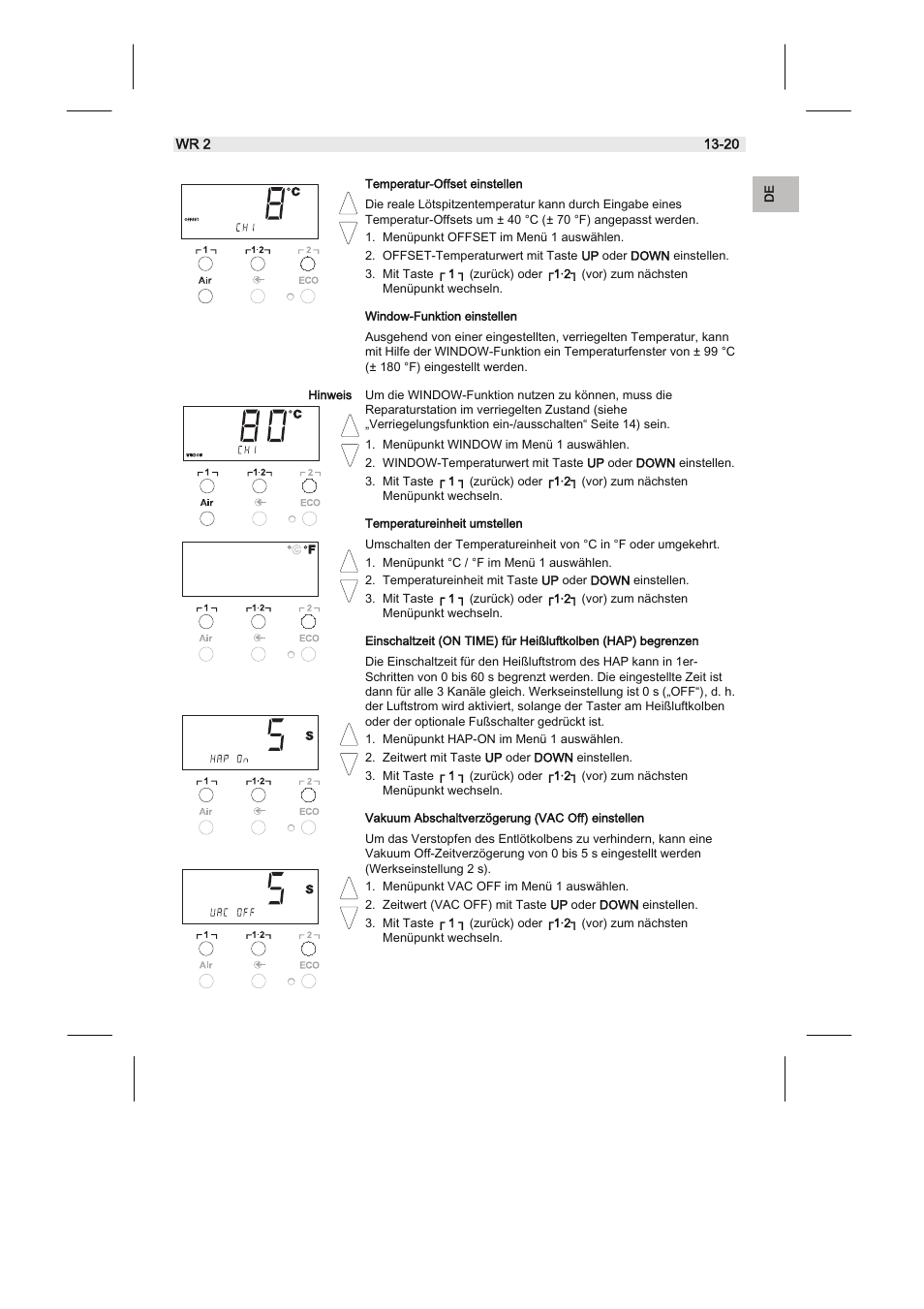 Weller WR2 User Manual | Page 13 / 65