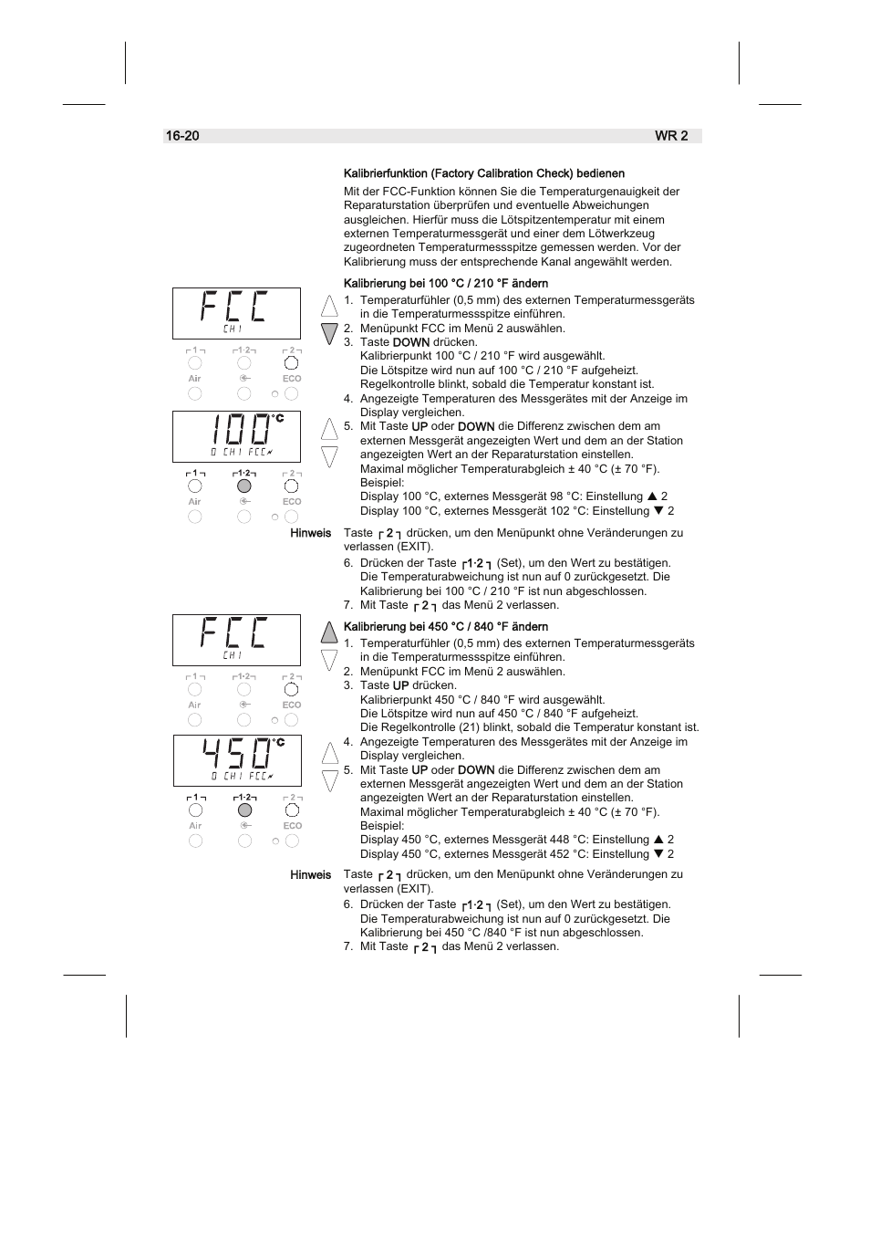 Weller WR2 User Manual | Page 16 / 65