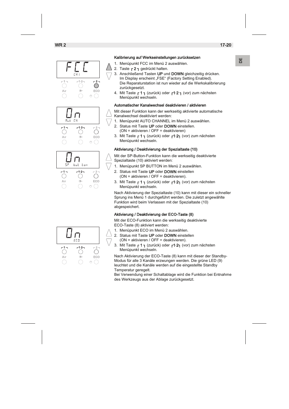 Weller WR2 User Manual | Page 17 / 65