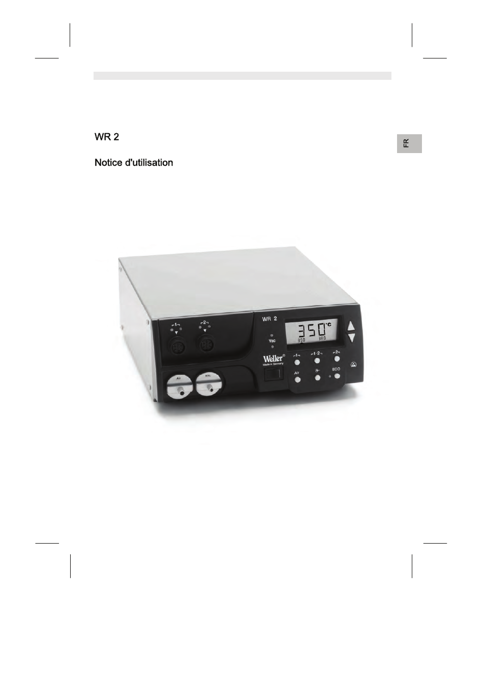 Wr 2 notice d'utilisation | Weller WR2 User Manual | Page 41 / 65