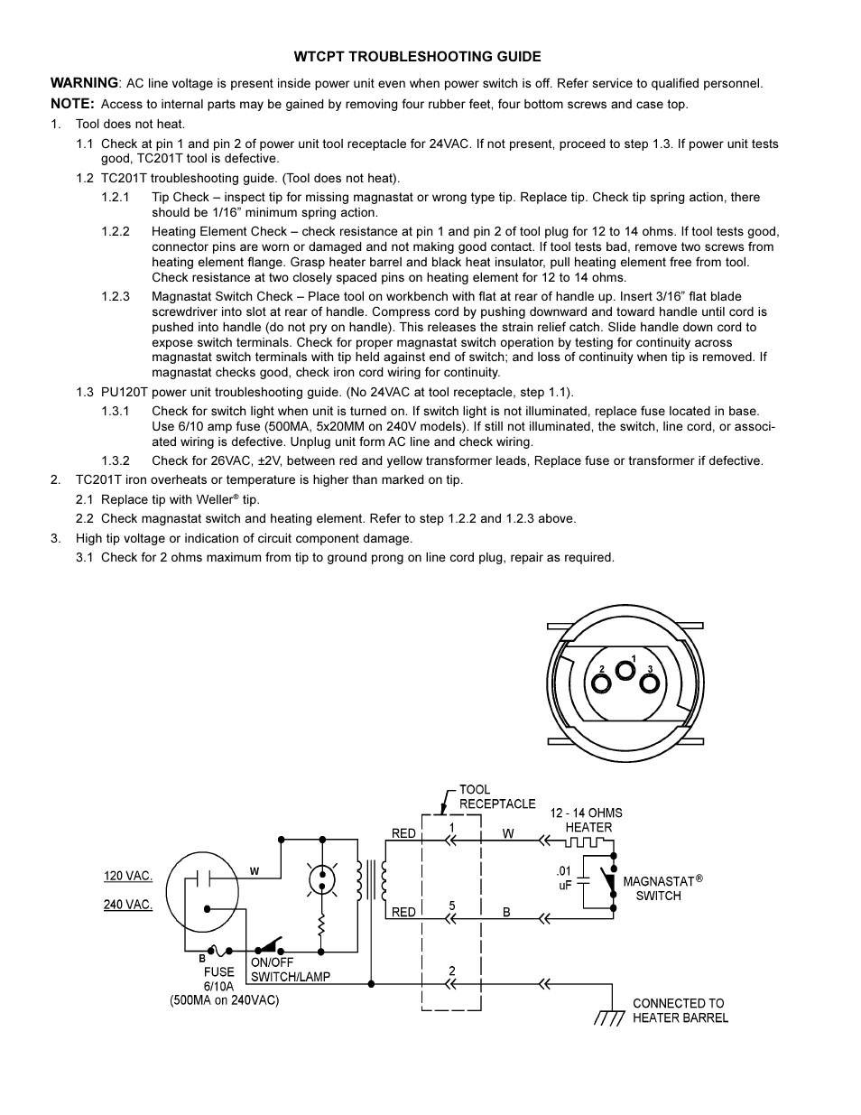 Weller WTCPT User Manual | Page 3 / 4
