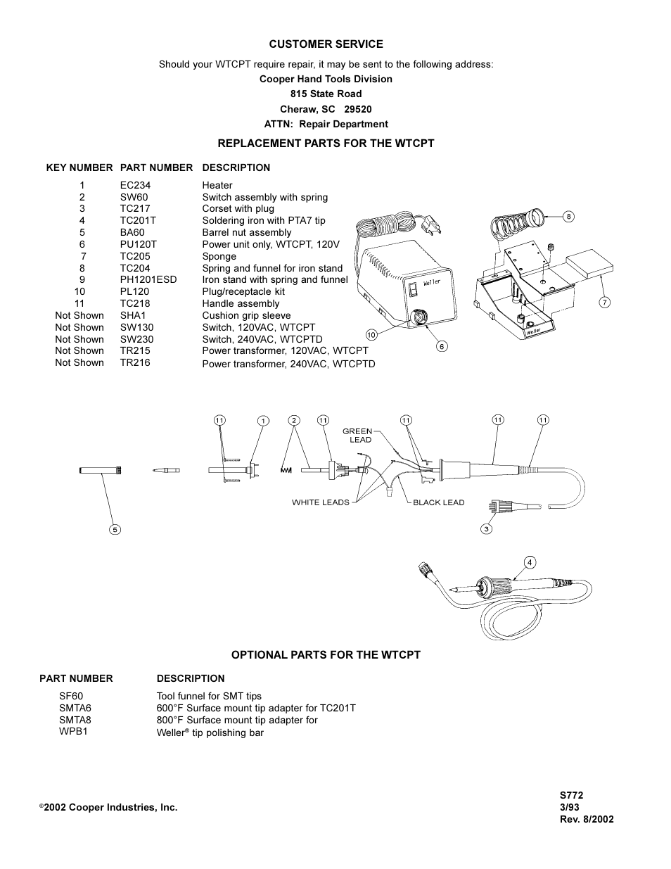 Weller WTCPT User Manual | Page 4 / 4