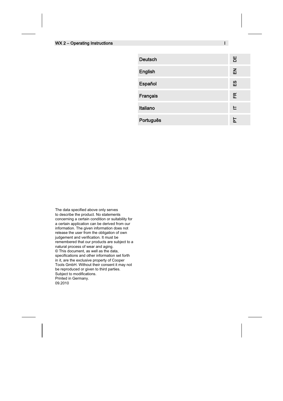 Weller WX2 User Manual | Page 3 / 128