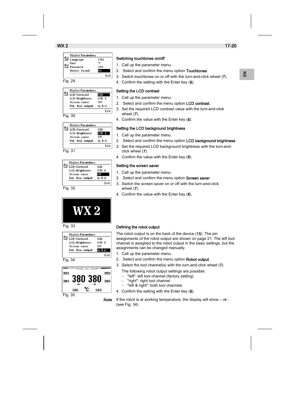 Weller WX2 User Manual | Page 41 / 128