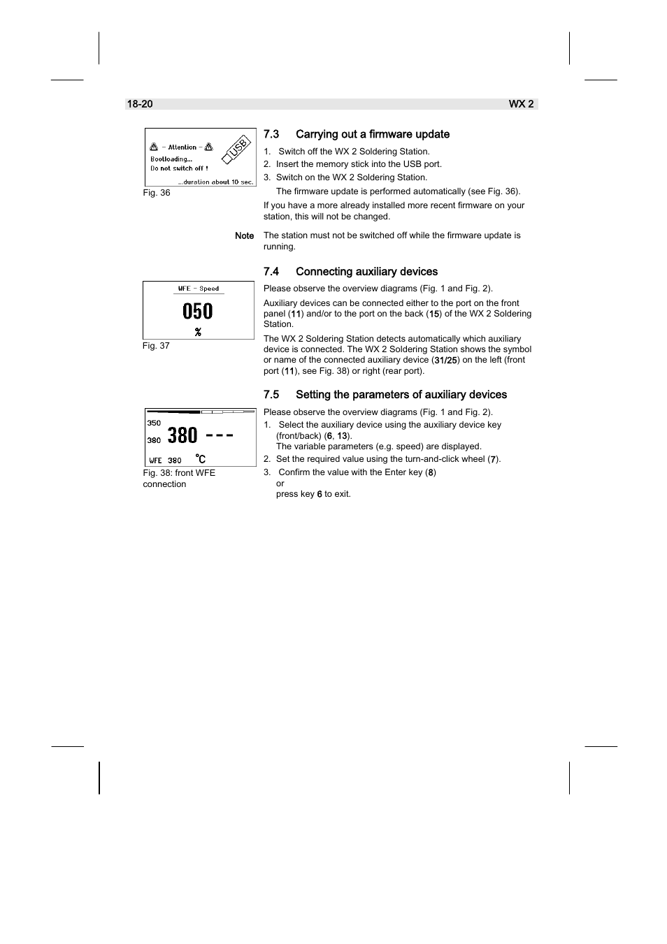 Weller WX2 User Manual | Page 42 / 128