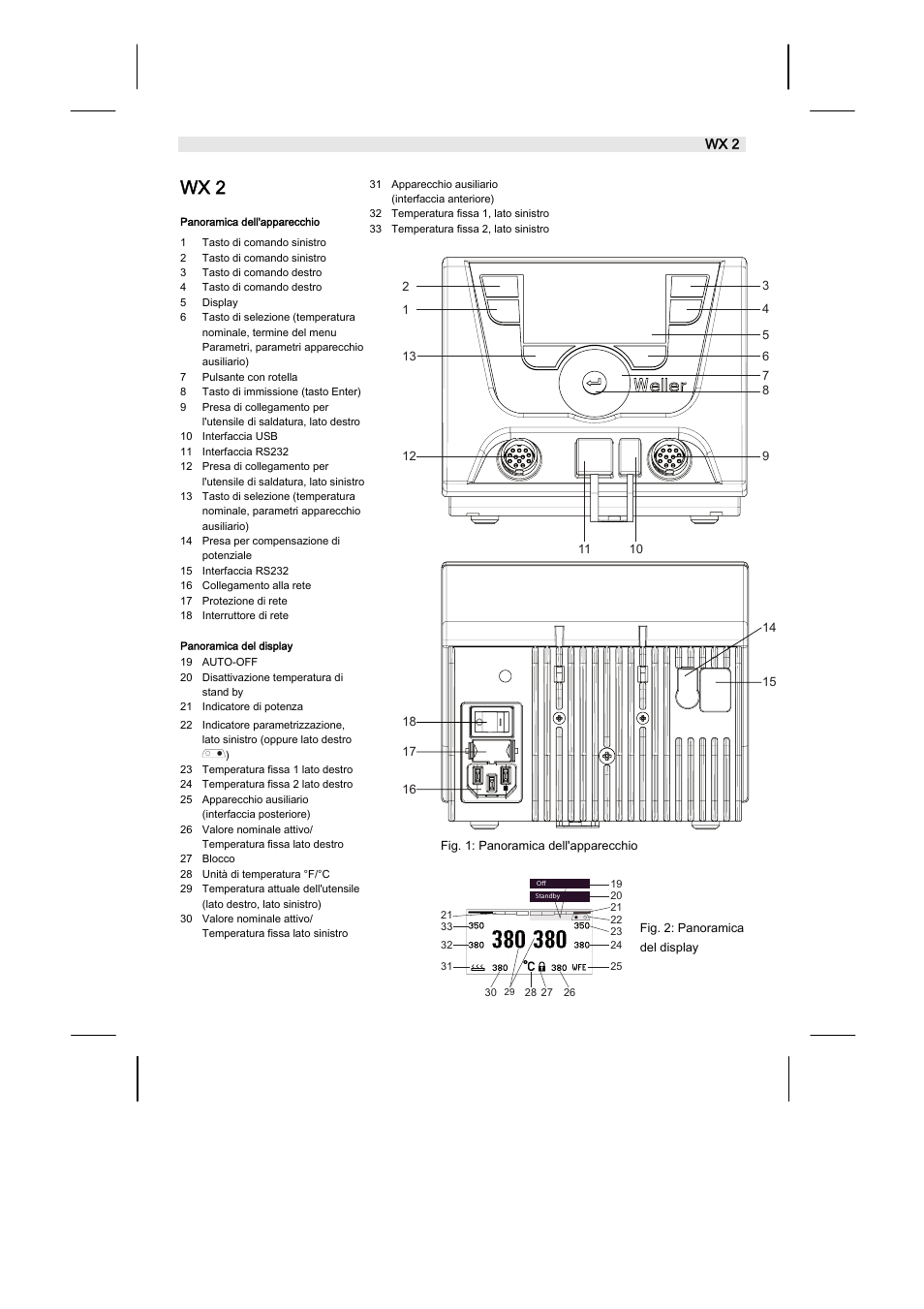 Wx 2 | Weller WX2 User Manual | Page 86 / 128