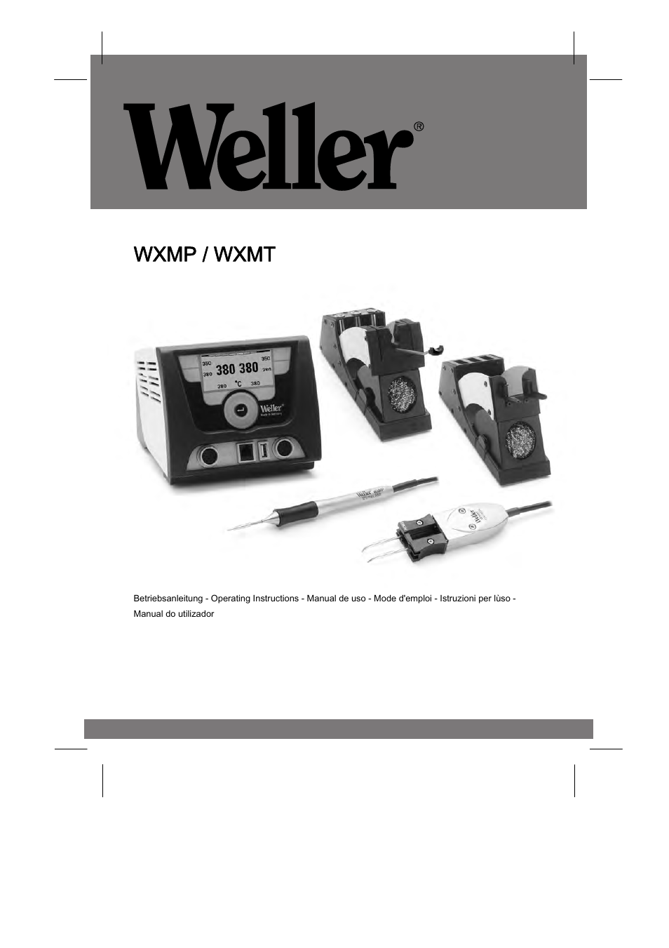 Weller WXMT User Manual | 72 pages