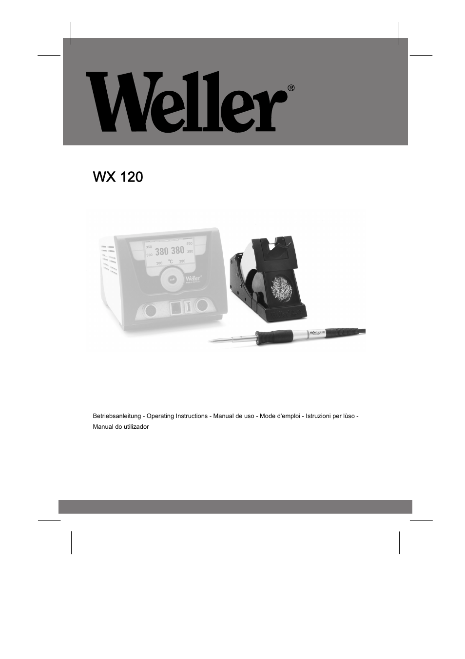 Weller WX120 User Manual | 56 pages