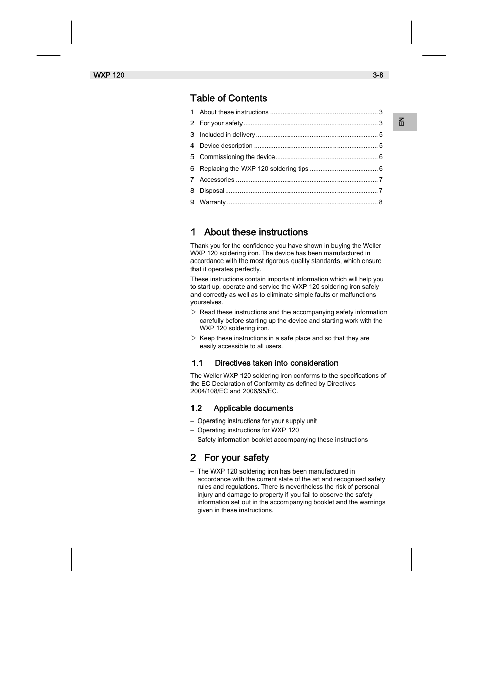 Weller WX120 User Manual | Page 14 / 56