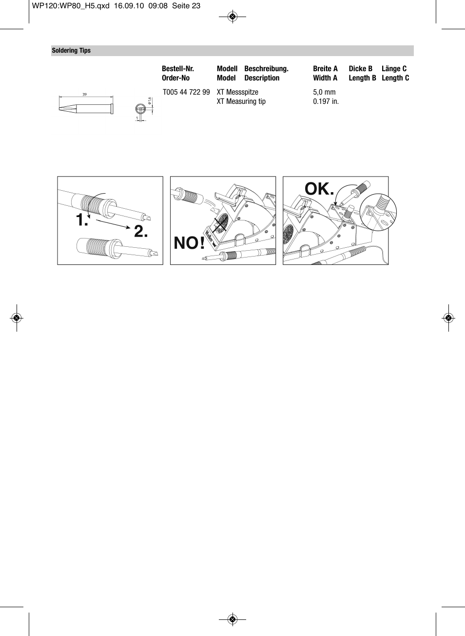 Weller WX120 User Manual | Page 54 / 56