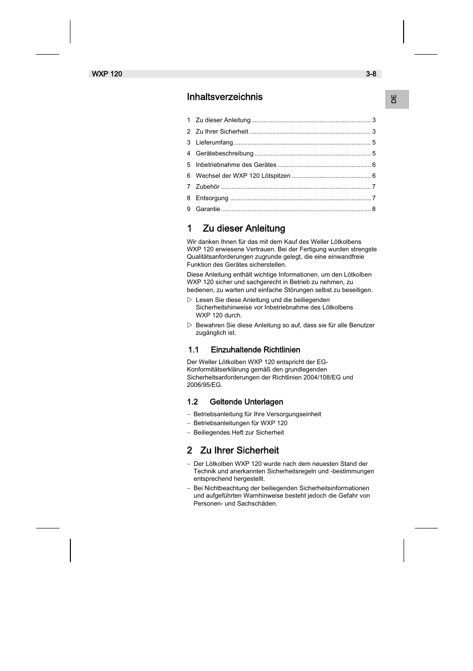 Weller WX120 User Manual | Page 6 / 56