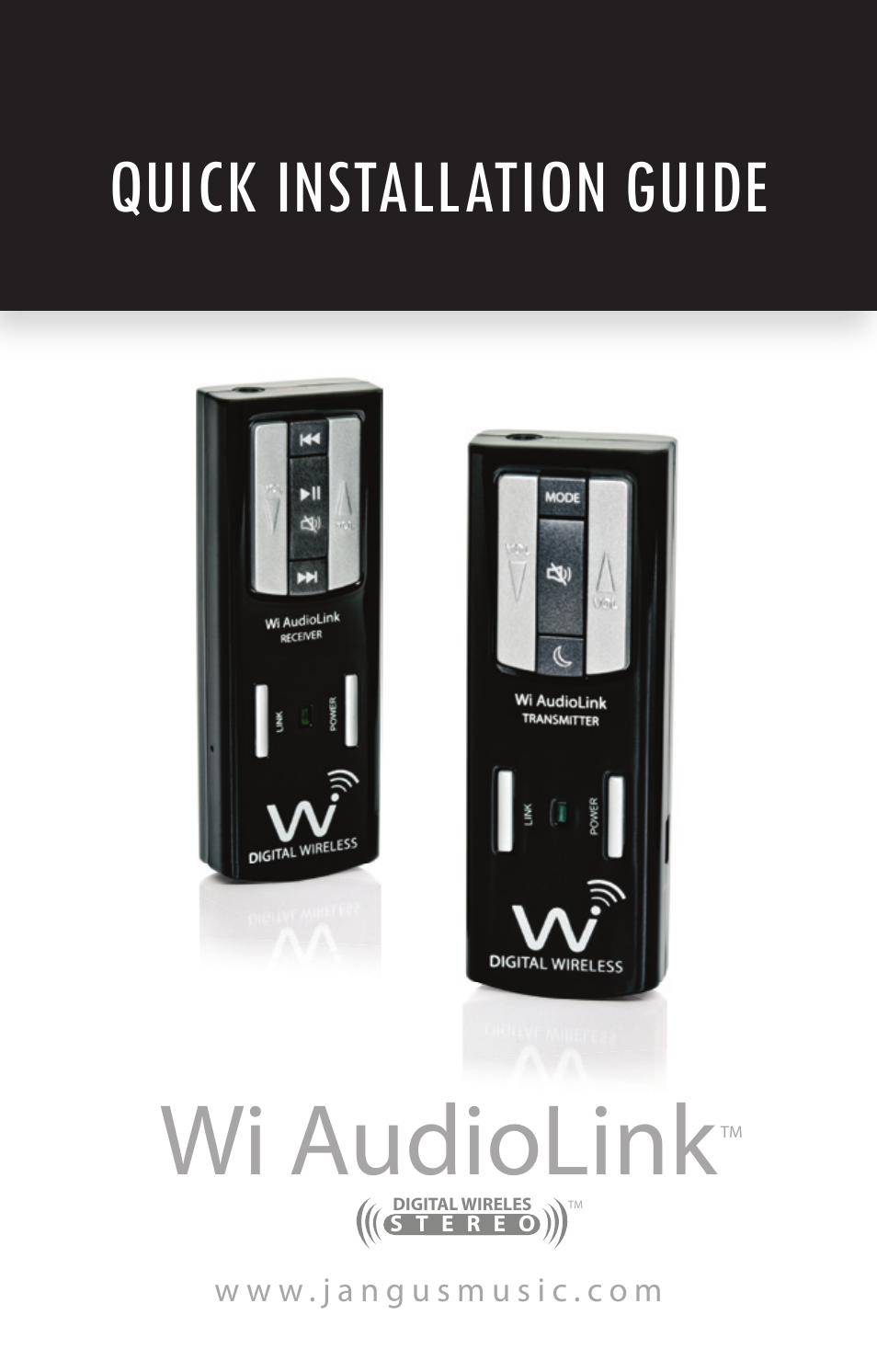 Wi Digital Systems Wi-AudioLink Quick User Guide User Manual | 10 pages