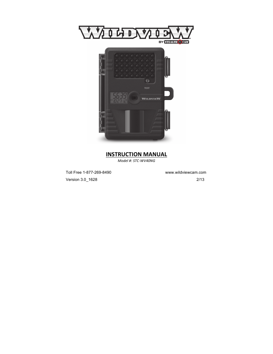 Wildview STC-WV40NG User Manual | 29 pages