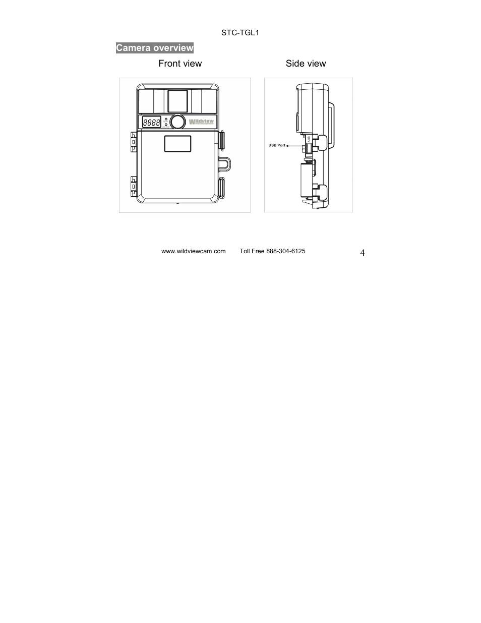 Wildview STC-TGL1 User Manual | Page 4 / 24