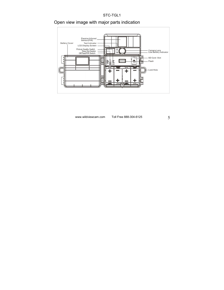 Wildview STC-TGL1 User Manual | Page 5 / 24