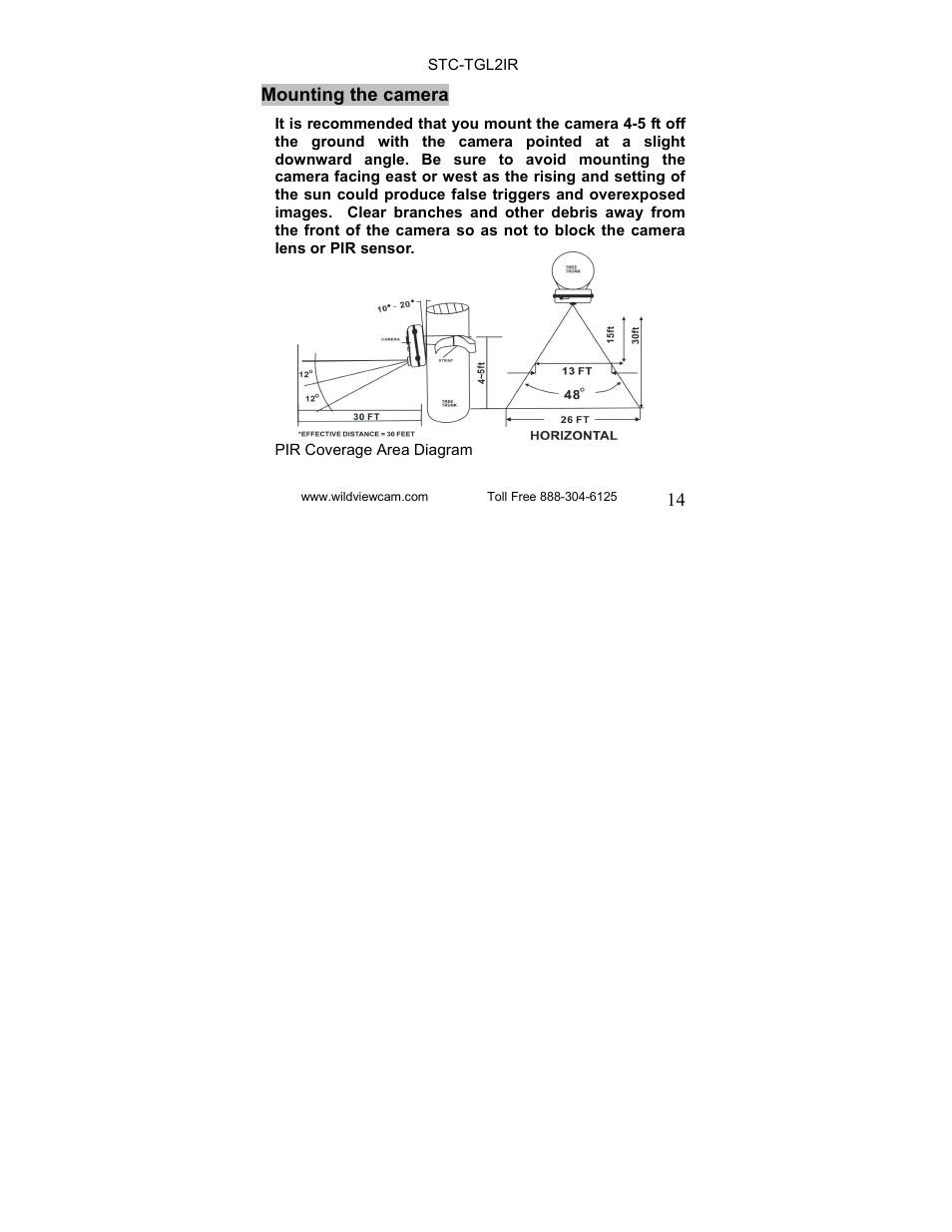 Wildview STC-TGL-2IR User Manual | Page 14 / 31