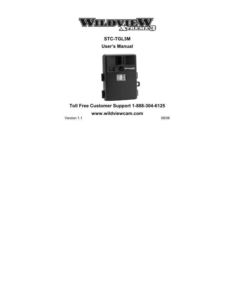 Wildview STC-TGL-3 User Manual | 31 pages