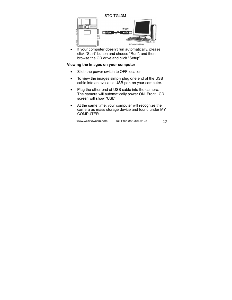 Wildview STC-TGL-3 User Manual | Page 22 / 31