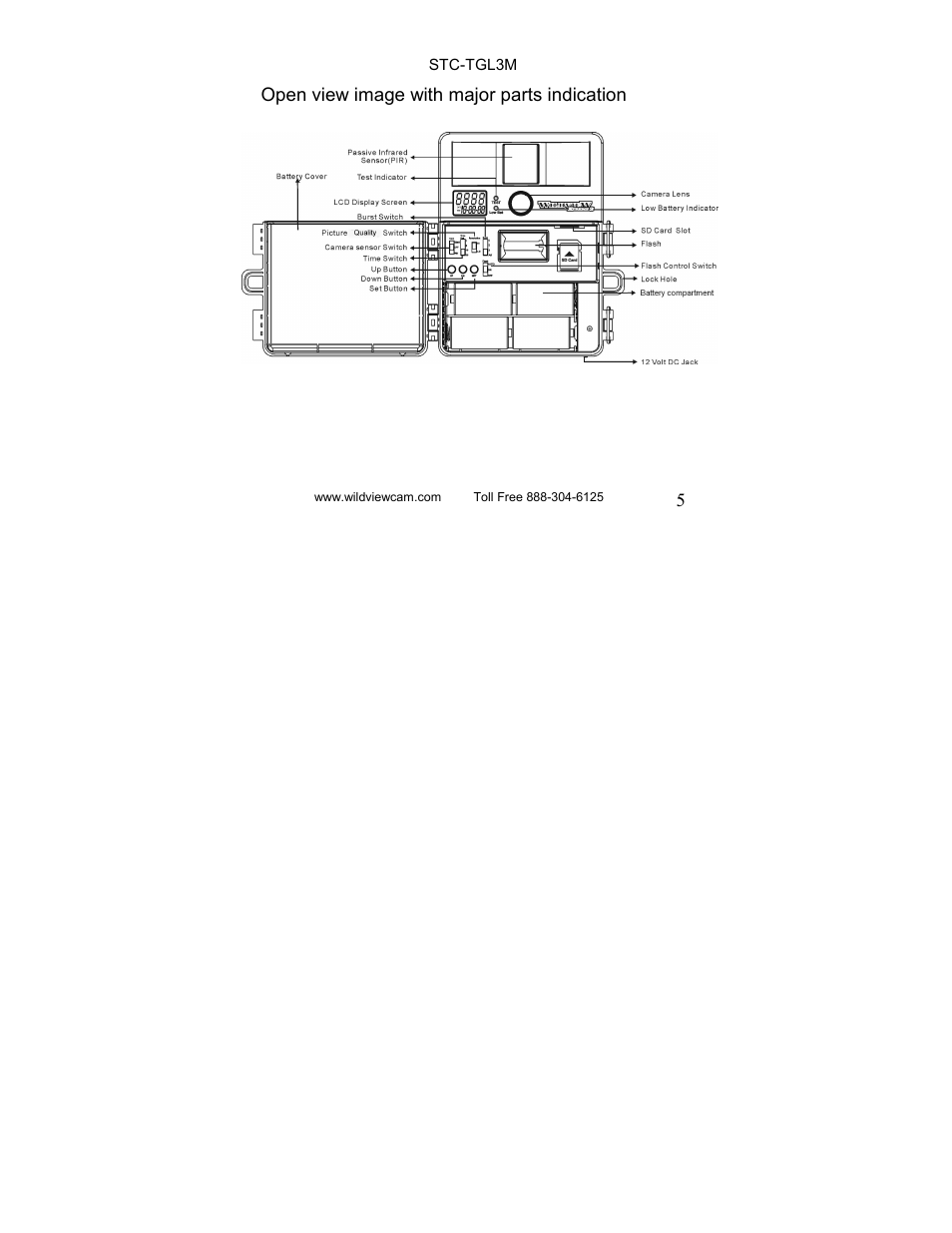Wildview STC-TGL-3 User Manual | Page 5 / 31