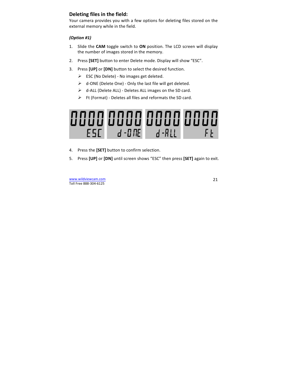 Wildview STC-TGL-X2IR User Manual | Page 21 / 30