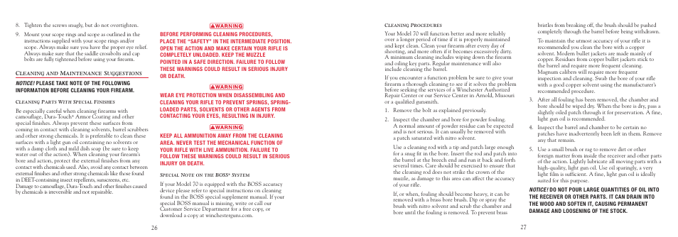 Winchester Repeating Arms 70 User Manual | Page 29 / 36