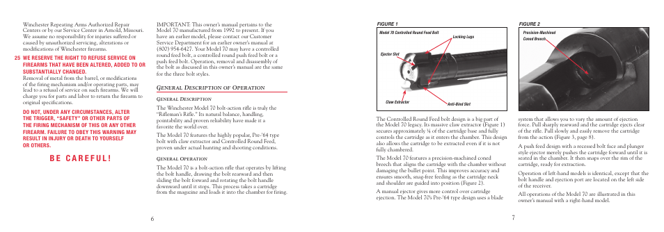 Winchester Repeating Arms 70 User Manual | Page 8 / 36