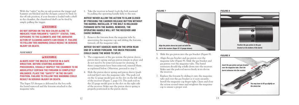 Winchester Repeating Arms X3 Shotgun User Manual | Page 14 / 44