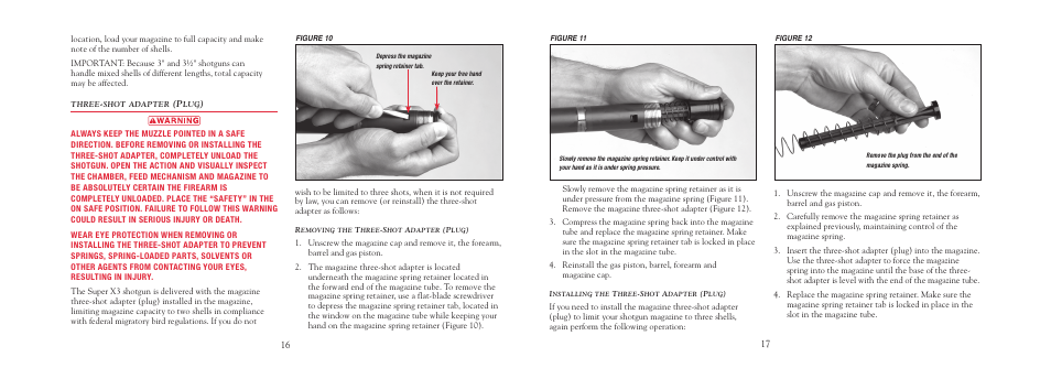 Winchester Repeating Arms X3 Shotgun User Manual | Page 18 / 44
