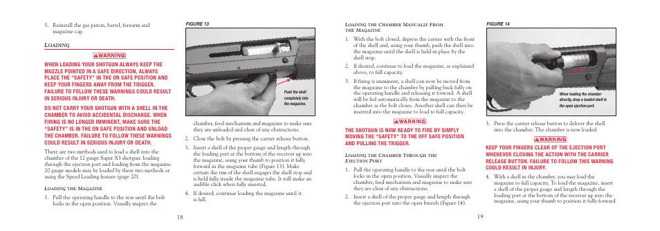 Winchester Repeating Arms X3 Shotgun User Manual | Page 20 / 44