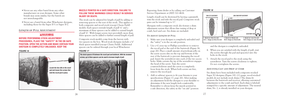 Winchester Repeating Arms X3 Shotgun User Manual | Page 28 / 44