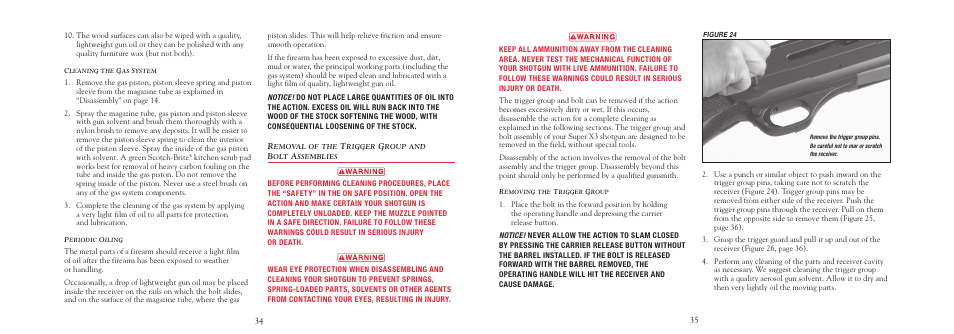 Winchester Repeating Arms X3 Shotgun User Manual | Page 37 / 44