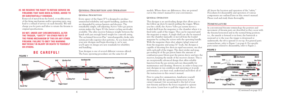 Winchester Repeating Arms X3 Shotgun User Manual | Page 9 / 44
