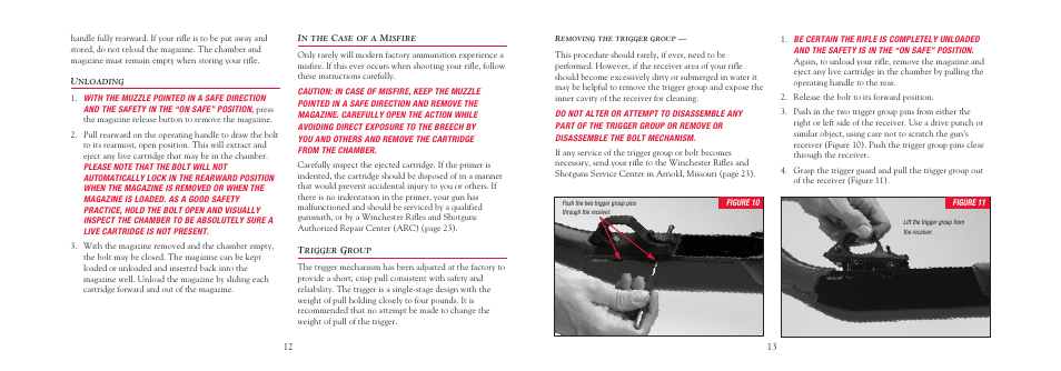 Winchester Repeating Arms X Rifle User Manual | Page 14 / 28