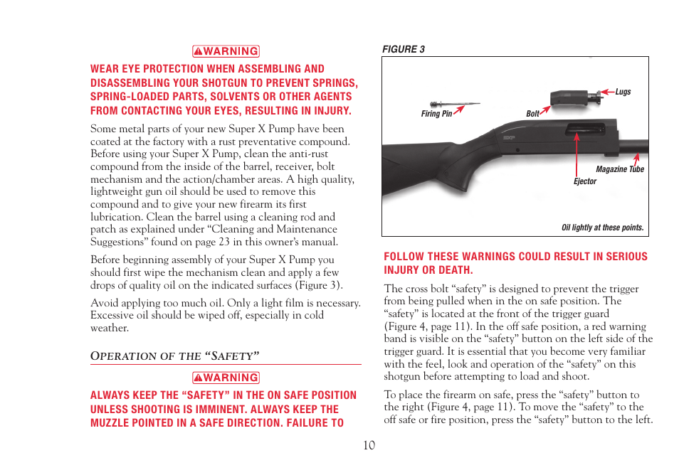 Winchester Repeating Arms X Pump (SXP) User Manual | Page 12 / 36