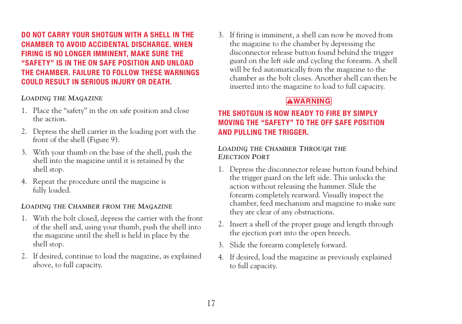 Winchester Repeating Arms X Pump (SXP) User Manual | Page 19 / 36