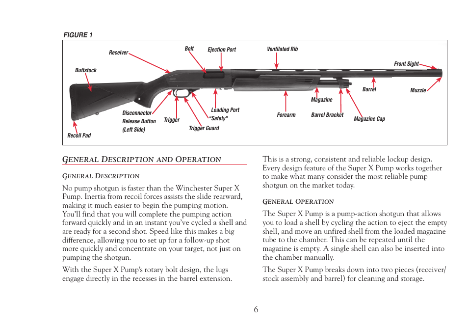 Winchester Repeating Arms X Pump (SXP) User Manual | Page 8 / 36