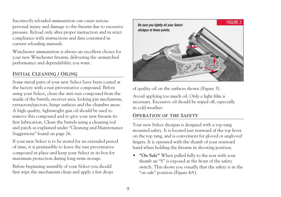 Winchester Repeating Arms Select User Manual | Page 11 / 34