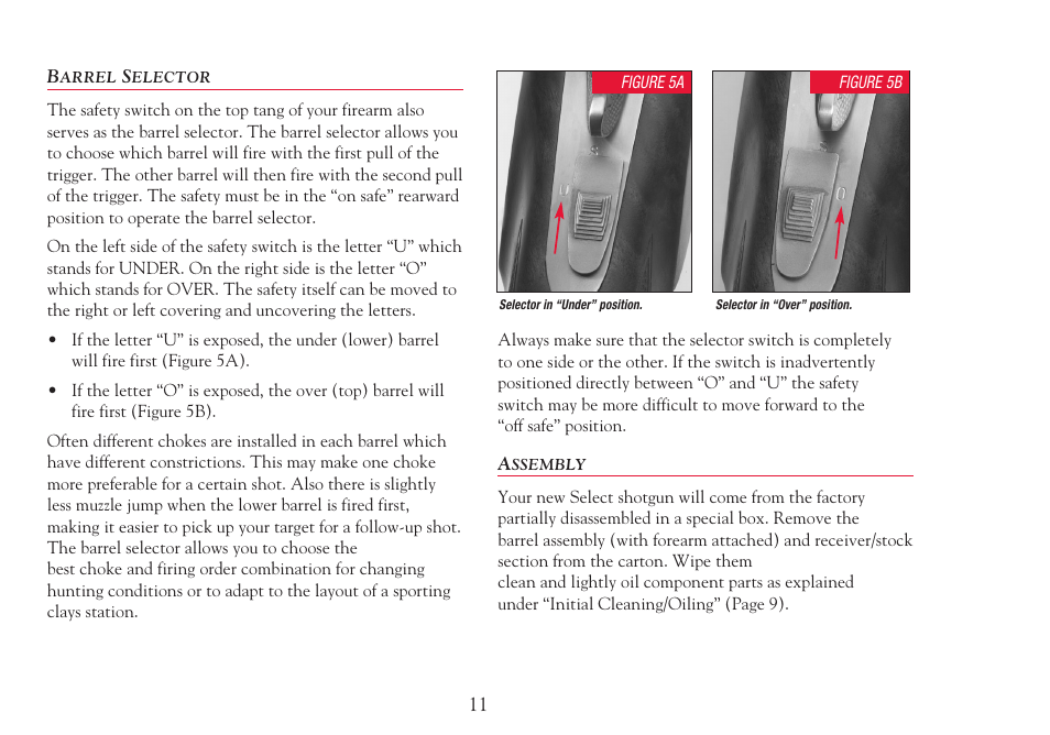 Winchester Repeating Arms Select User Manual | Page 13 / 34