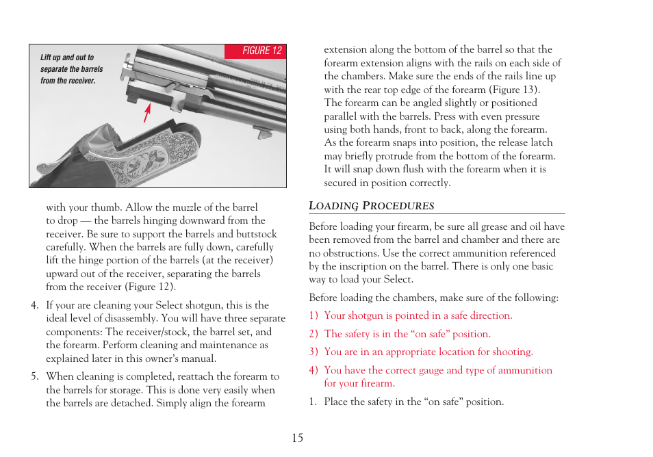 Winchester Repeating Arms Select User Manual | Page 17 / 34
