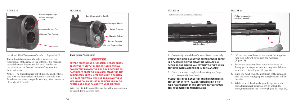 Winchester Repeating Arms 94 (Includes Take Down) User Manual | Page 26 / 36