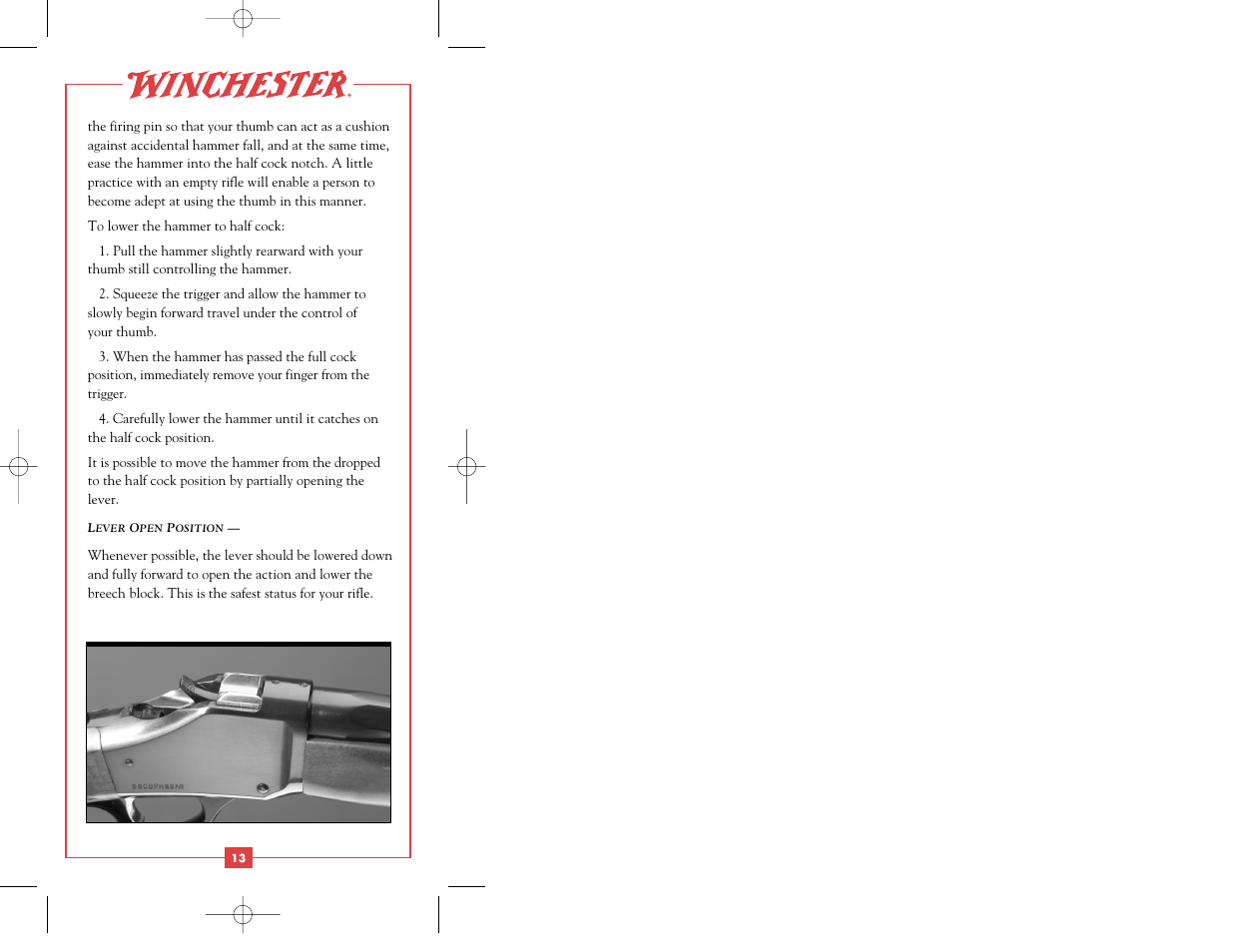 Winchester Repeating Arms 1885 Centerfire User Manual | Page 15 / 36