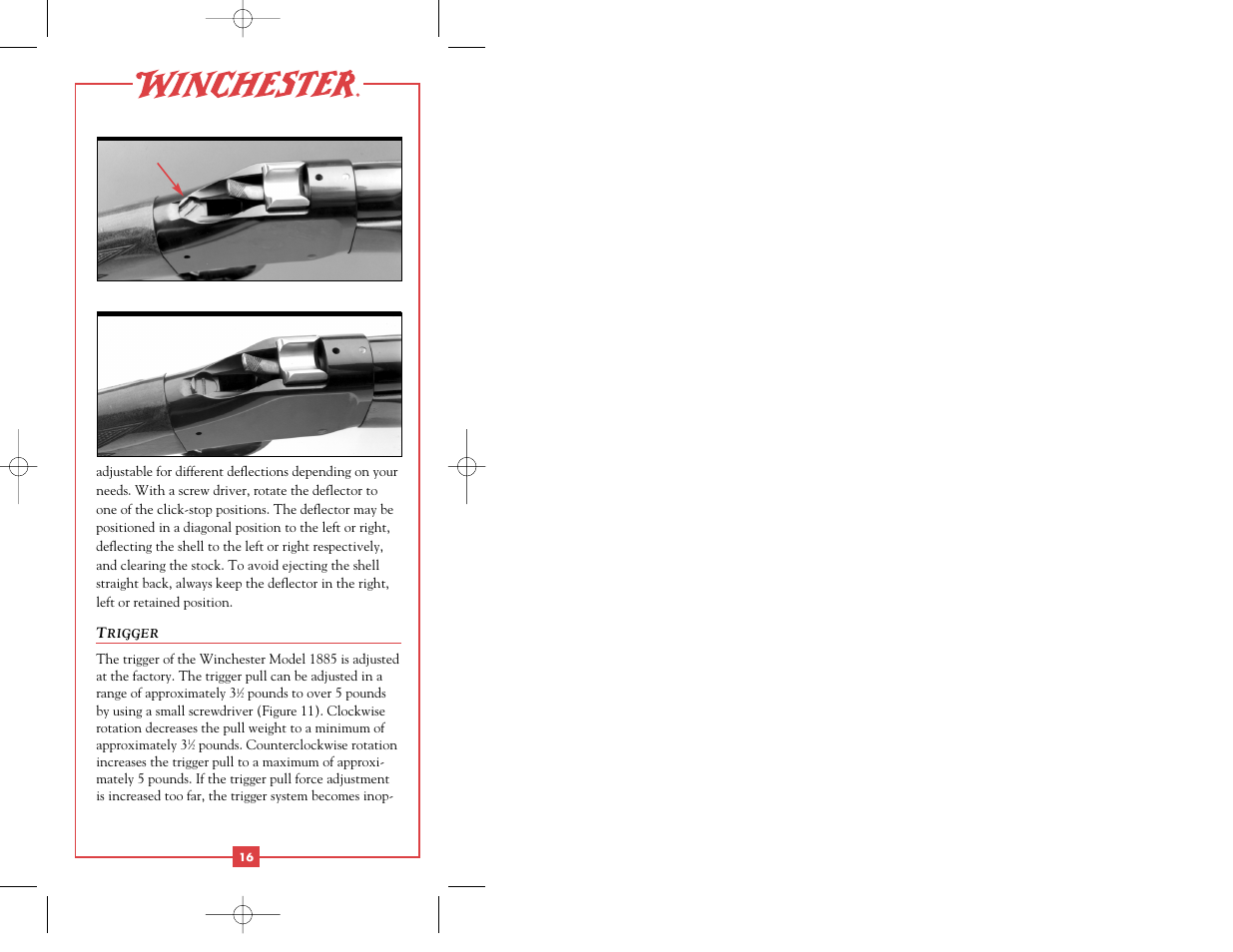Winchester Repeating Arms 1885 Centerfire User Manual | Page 18 / 36