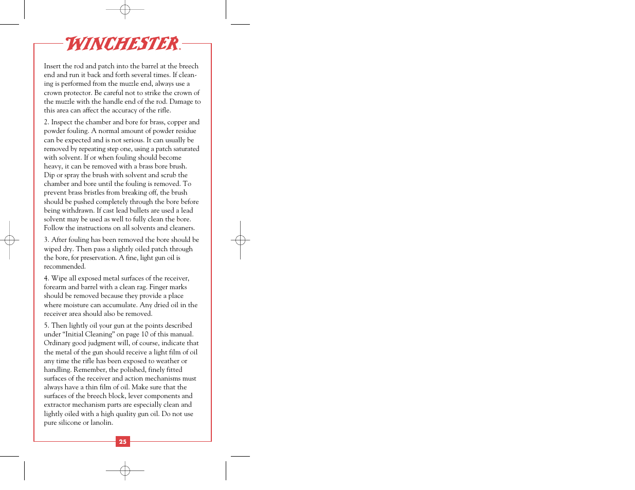 Winchester Repeating Arms 1885 Centerfire User Manual | Page 27 / 36