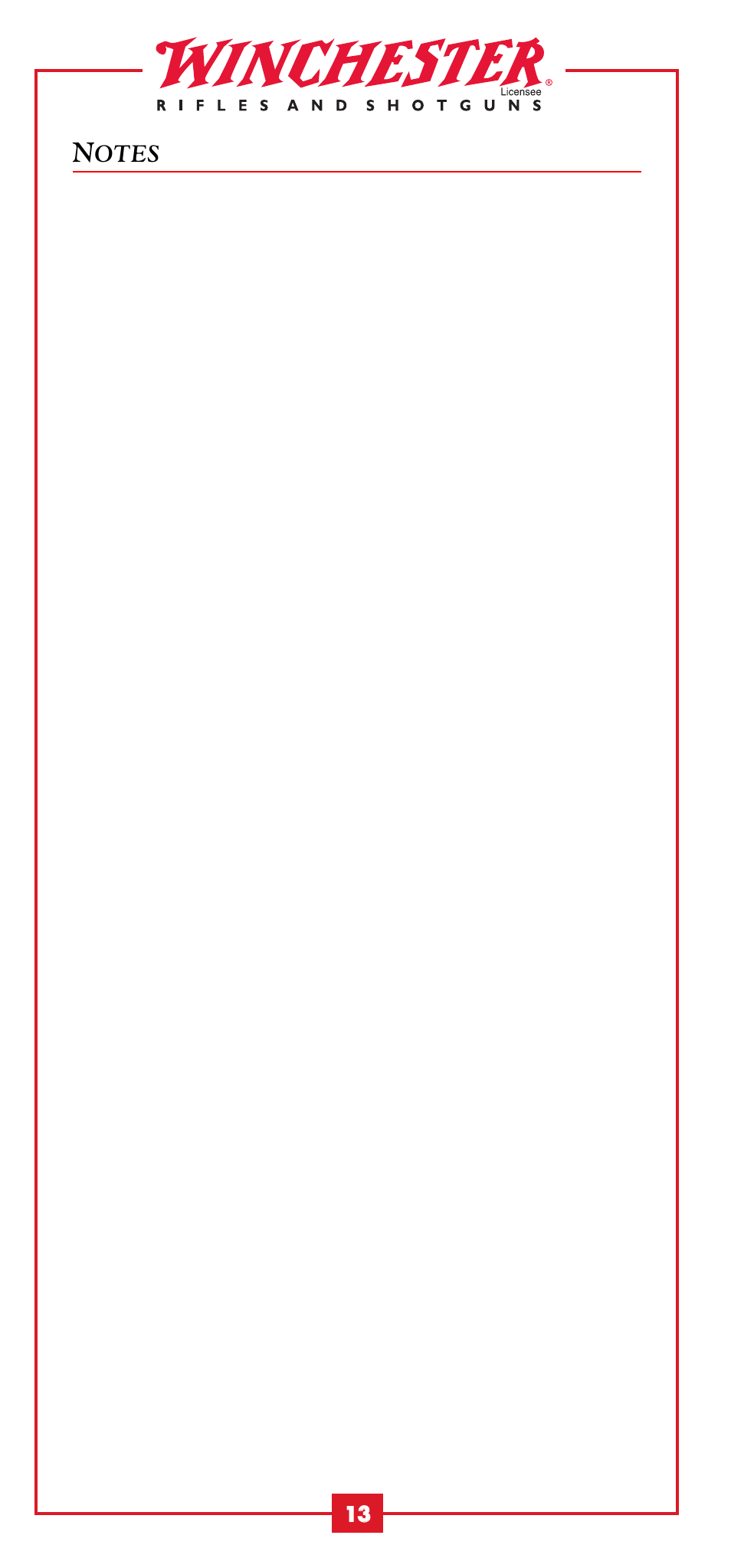 Winchester Repeating Arms 1885 Creedmoor User Manual | Page 12 / 13